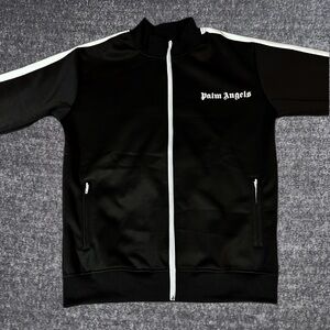 Palm Angles Sweater Zip Up Black